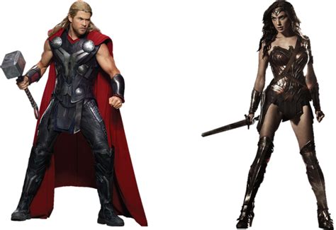 Mcu Thor Vs Dceu Wonder Woman Battles Comic Vine