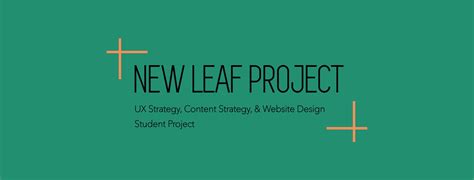 Ux Design Case Study New Leaf Project By Sairom Kwon Medium