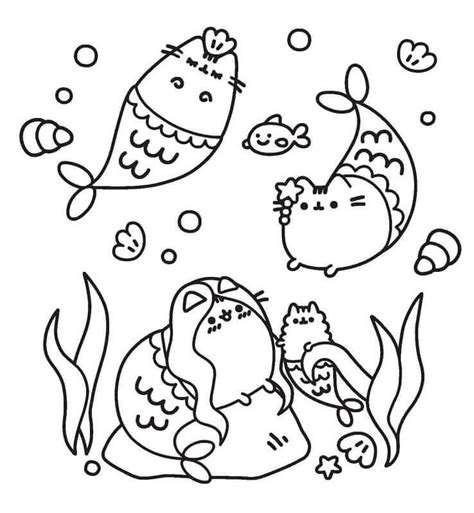 20 Free Pusheen Coloring Pages To Print