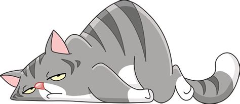 Tired Cat Stock Illustration Download Image Now Istock