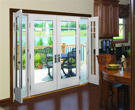 Therma Tru Vented Sidelites French Doors Exterior French Doors Patio
