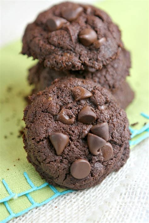 Whole Wheat Double Dark Chocolate Brownie Cookies Recipe Girl