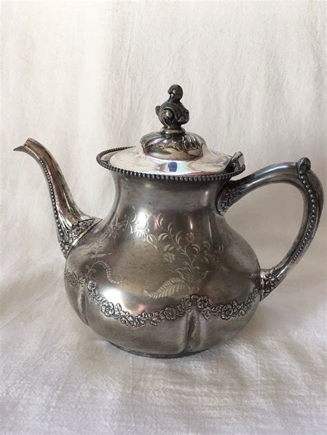 Pairpoint Teapot Quadruple Plate Silverplate Hollowware Etsy In 2021