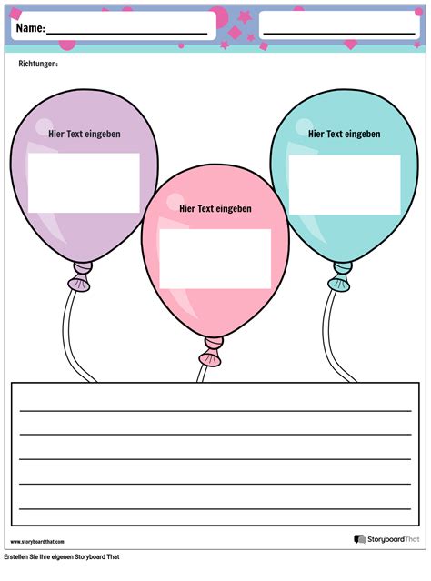 Grafik Organizer Ballon القصة المصورة من قبل de examples