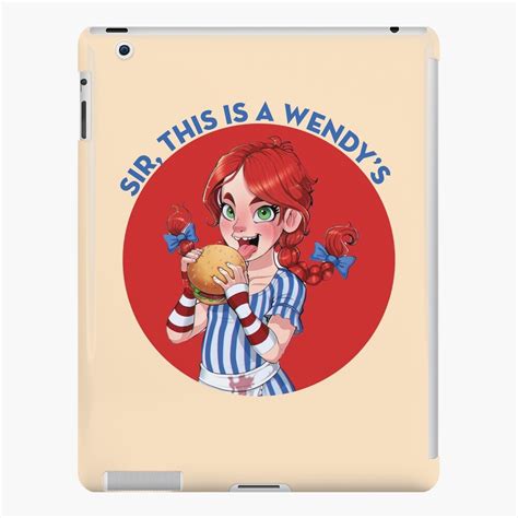 Sir This Is A Wendys Twitter Meme Character Ipad Case Skin By