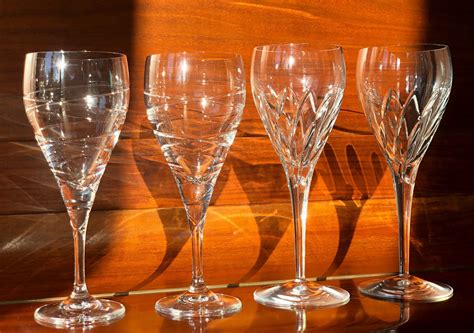 Royal DOULTON Crystal Retro Wine Glass Set Of 4 Royal Etsy