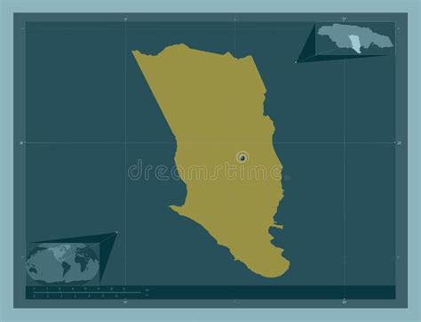 Clarendon Jamaica Solid Capital Stock Illustration Illustration Of