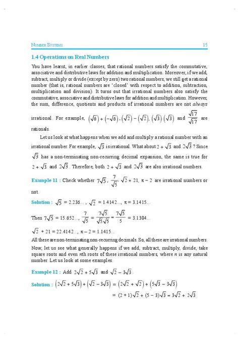 Cbse Class 9 Maths Chapter 1 Number Systems Cbse Study Group