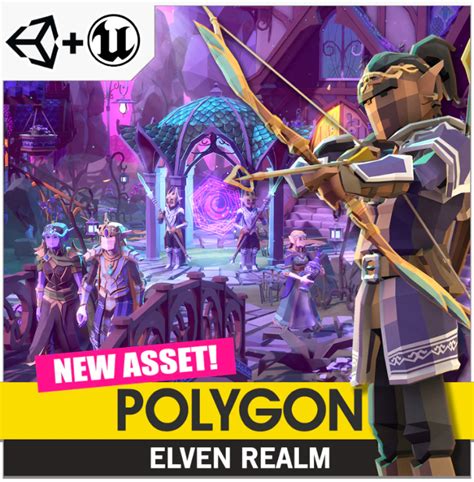 Polygon Elven Realm Shop Assets 3d
