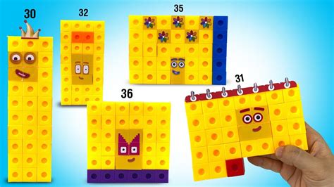 Diy Numberblocks 30s Snap Cubes Custom Set Keiths Toy Box Youtube
