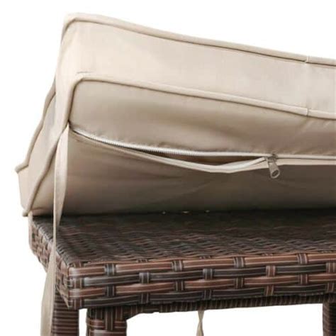3 Piece Rattan Patio Bar Set Affordable Modern Design Furniture And