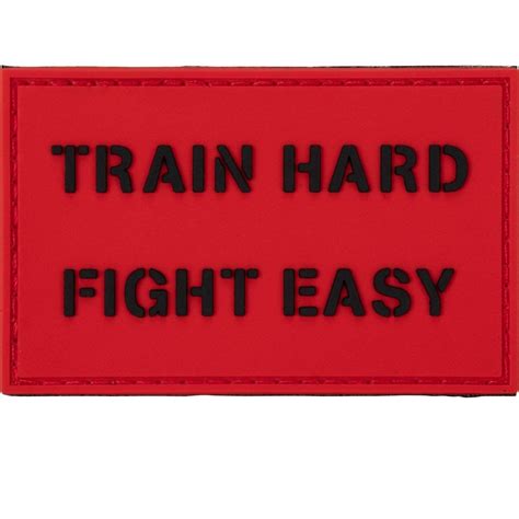 Train Hard Fight Easy Patch Built For Athletes™