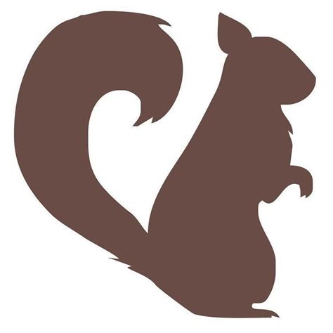 Forest Critters Squirrel Vinyl Wall Decal Squirrel Silhouette Vinyl