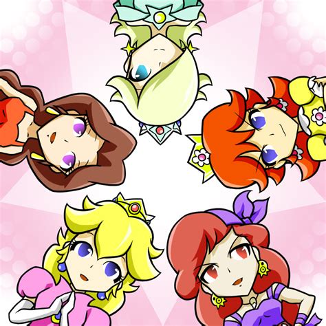 Princess Peach Rosalina Princess Daisy Pauline And Captain Syrup