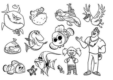 Extraordinary finding nemo characters amid inexpensive article. Bruce From Finding Nemo Coloring Pages at GetColorings.com ...