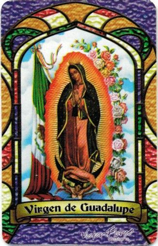 Virgin Of Guadalupe Prayer Card Virgen De Guadalupe 2goodluck