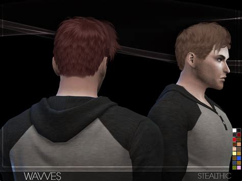 The Sims Resource Stealthic Wavves Male Hair