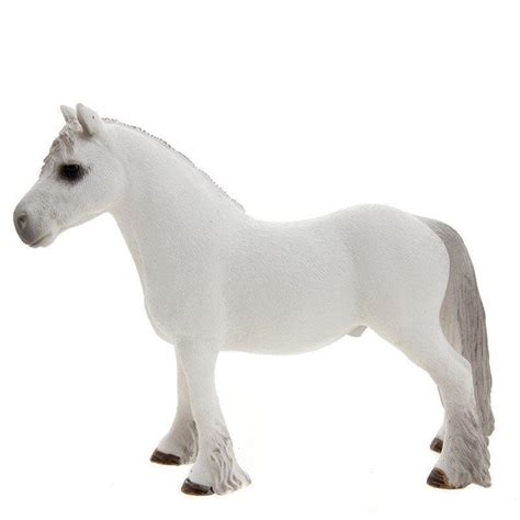 Schleich Fell Pony Stallion Horse White Hand Painted Other