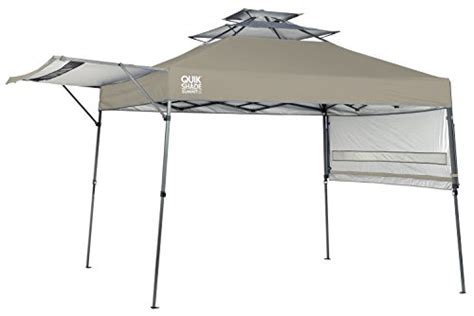 This quik shade canopy is the perfect size for your table or seating area, with 2 adjustable half awnings that expand the footprint to provide a total of 170 sq. Quik Shade Summit 170 Straight Leg Canopy, 10 x 17 ft.