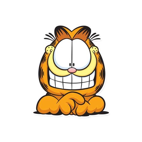 Garfield Grin Garfield Official Sticker Redwolf