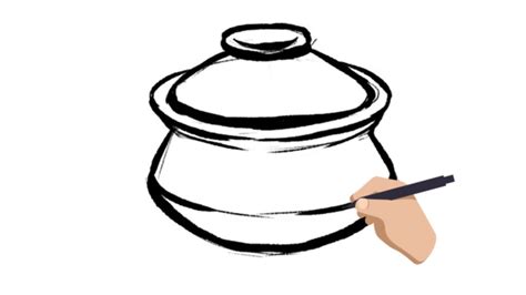 How To Draw A Palayok The Filipino Traditional Cookware Youtube