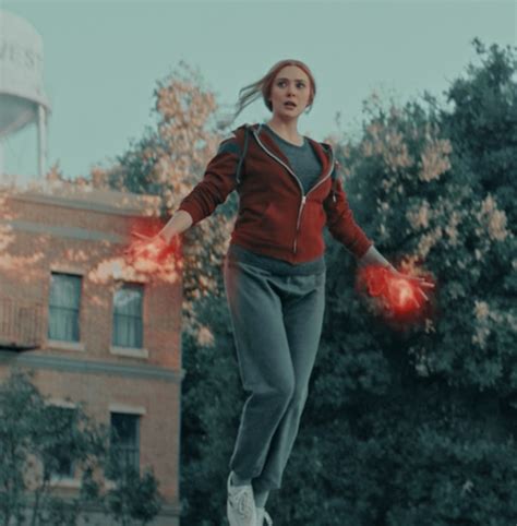 Elizabeth Olsen as Wanda Maximoff in WandaVision Episode 9! | Scarlet