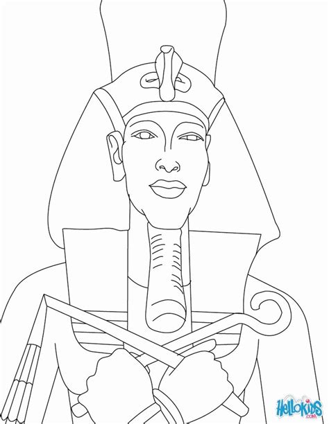 Pharaoh Coloring Pages Printable