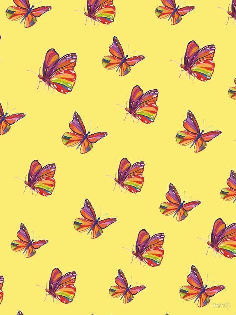 Aesthetic Yellow Butterfly Butterfly Wallpaper Butterfly Wallpaper