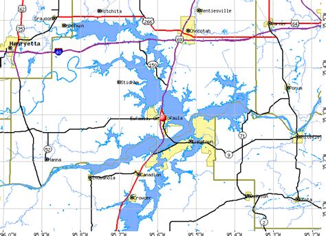 Printable Map For Lake Eufaula Alabama Free Printable Download