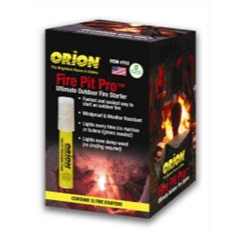Orion Fire Pit Pro Campfire Starter Mini Flares