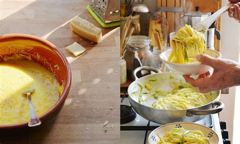 Rachel Roddy’s Courgettes And Egg Linguine Recipe A Kitchen In Rome Tagliatelle Recipe