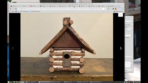 Log Cabin Birdhouses Youtube