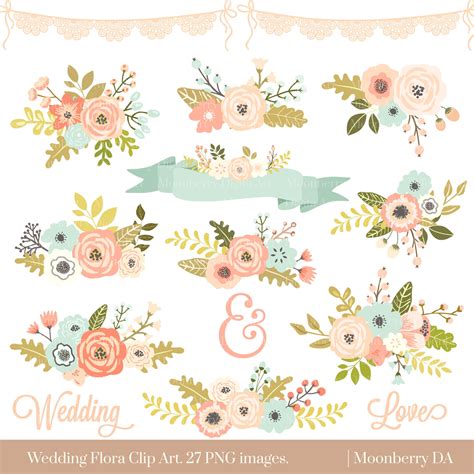 Wedding Flowers Clipart Png