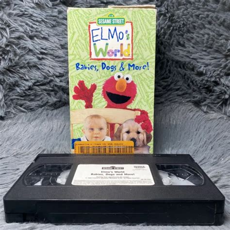 Sesame Street Elmos World Babies Dogs And More Vhs 2000 Vintage Pbs
