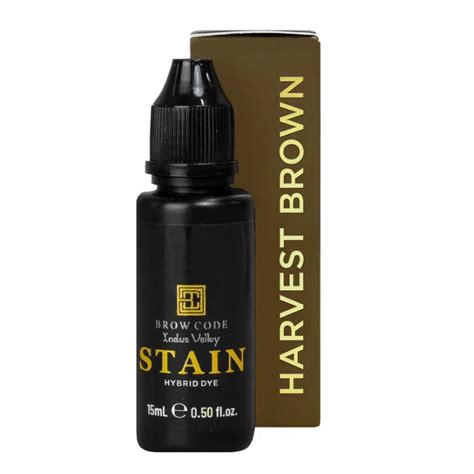 Brow Code Stain Hybrid Dye Harvest Brown 15 Ml Salon First Beauty