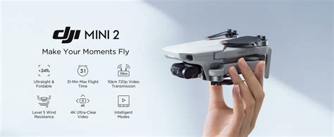 Dji Mavic Mini 2 Fly More Combo Ultralight Foldable Drone 3 Axis