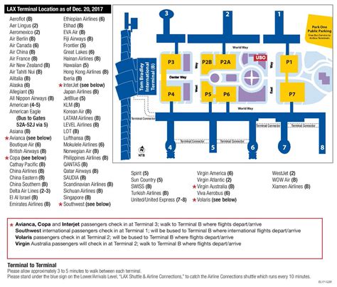 Food Lax Terminal 2 Map