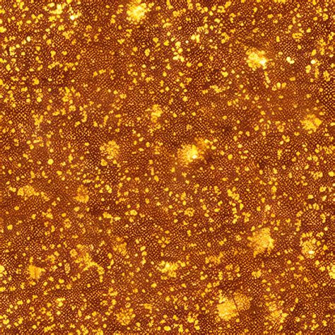 Painting Rust Gold Flakes Bubbles Pattern · Creative Fabrica