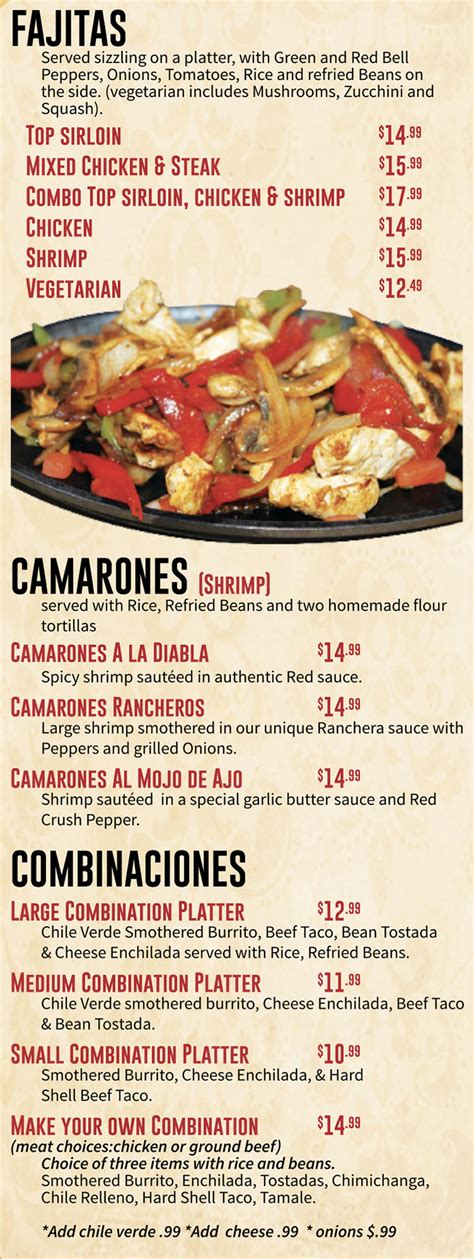 Marias mexican kitchen riverside menu. Maria's Mexican Grill menu | SLC menu