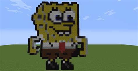 Sponge Bob Pixel Art Minecraft By Ralquira33 On Deviantart