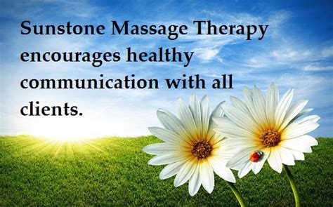 Talk Or Not During Your Massage Treatment Its Up To You The Client Sunstone Registered