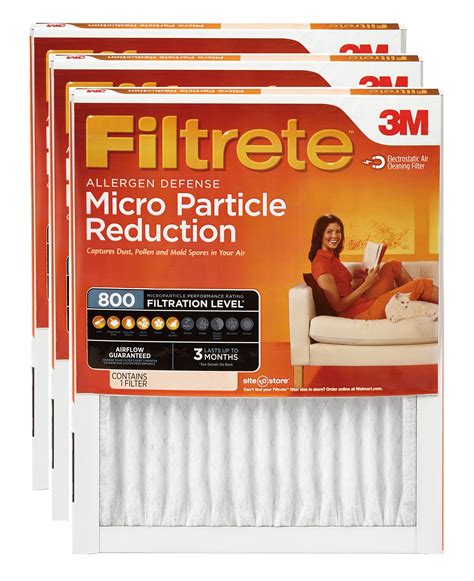 Filtrete 16x25x1 Allergen Defense Micro Particle Reduction Hvac
