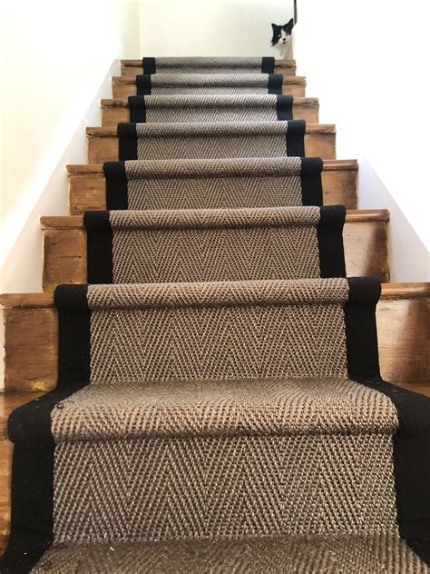 Whether you choose one of our natural fibers inside your home or an outdoor runner, we can make it to your exact specifications. Stair Runner | Stair runner, Sisal stair runner, Stair ...
