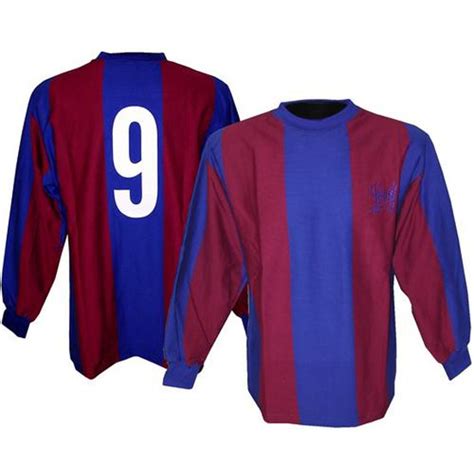 Fc Barcelona Retro Jersey Long Sleeve 1970s Cruyff 9