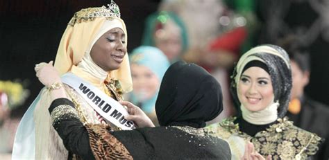muslim beauty pageant challenges miss world gulf times