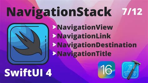 7 Navigation Stack Y Navigationview Swiftui 4 Ios 16 Curso De