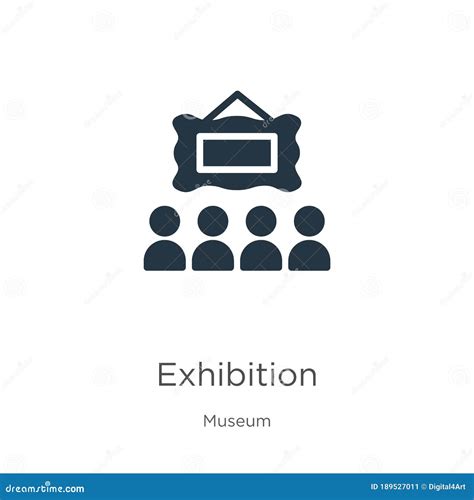 Exhibition Icon Vector Trendy Flat Exhibition Icon From Museum