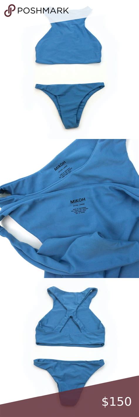 Mikoh Barbados Top Miyako Bottom Makai Blue 🐋 Clothes Design Mikoh