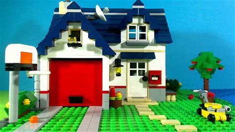 Enthält die spielfiguren olivia, emma und andrea sowie die tierfiguren dash. Lego Creator Apple tree house 5891 - YouTube