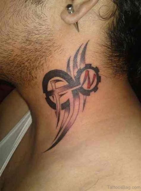56 Wonderful Tribal Neck Tattoo Designs